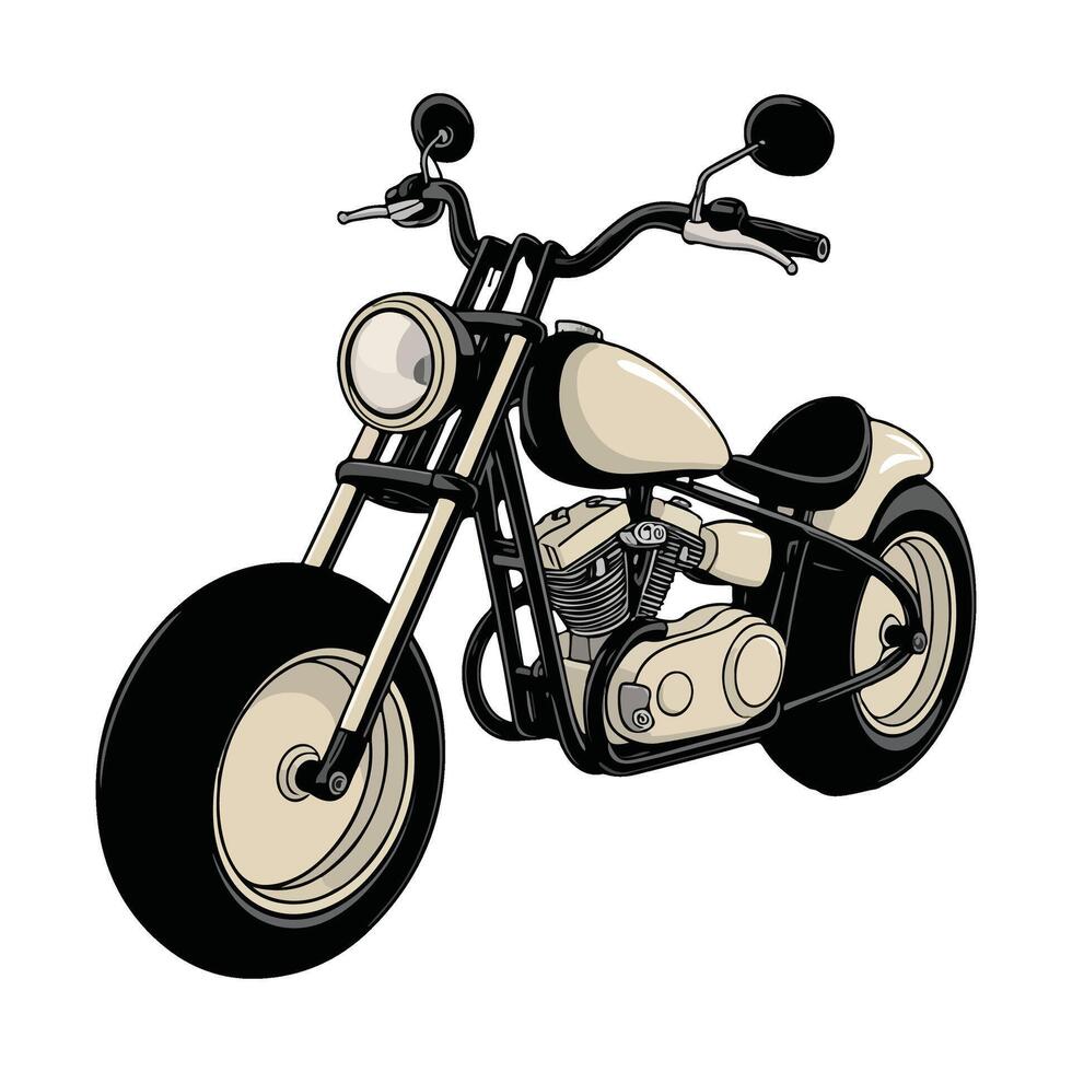 The Smiling Scooter Ready for Action vector