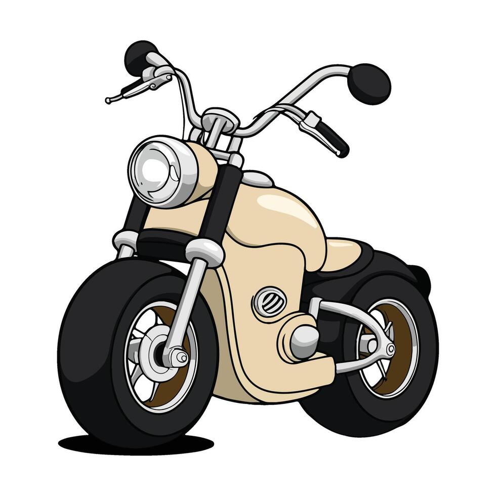 The Cheeky Chopper with a Cartoon Edge vector