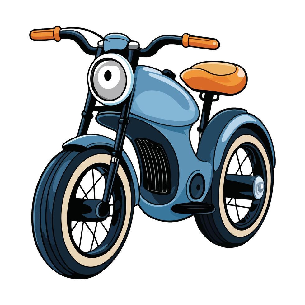 Stylish Scooter Head with a Cute Vibe vector