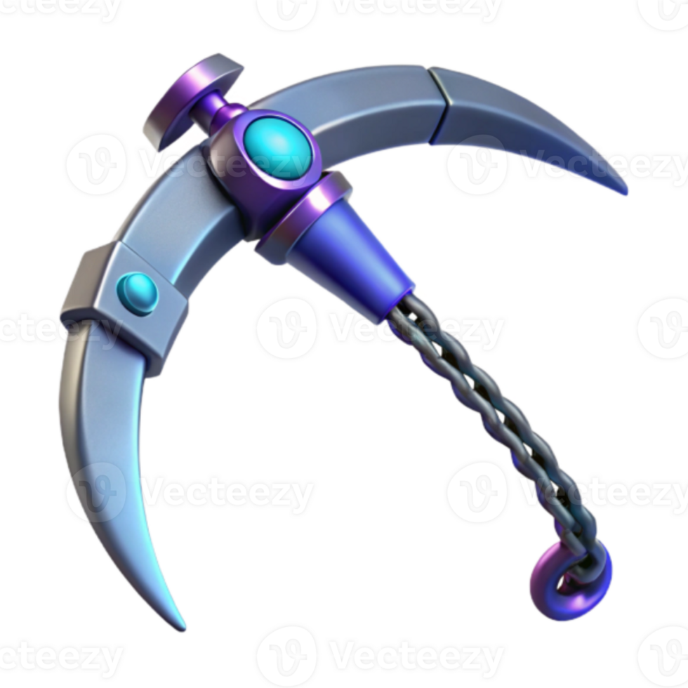 Render of a Futuristic Grappling Hook A Sci-Fi Style Illustration png
