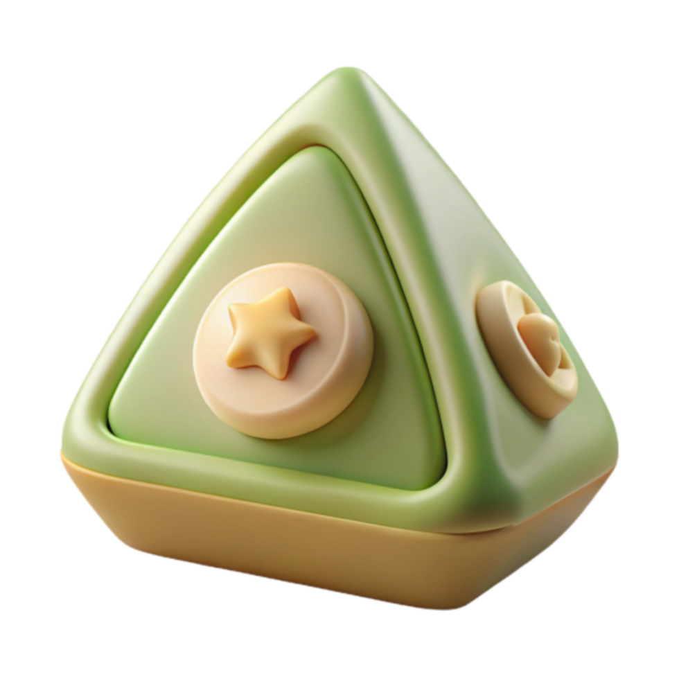 Triangular Pastel Green Render Button Icon png