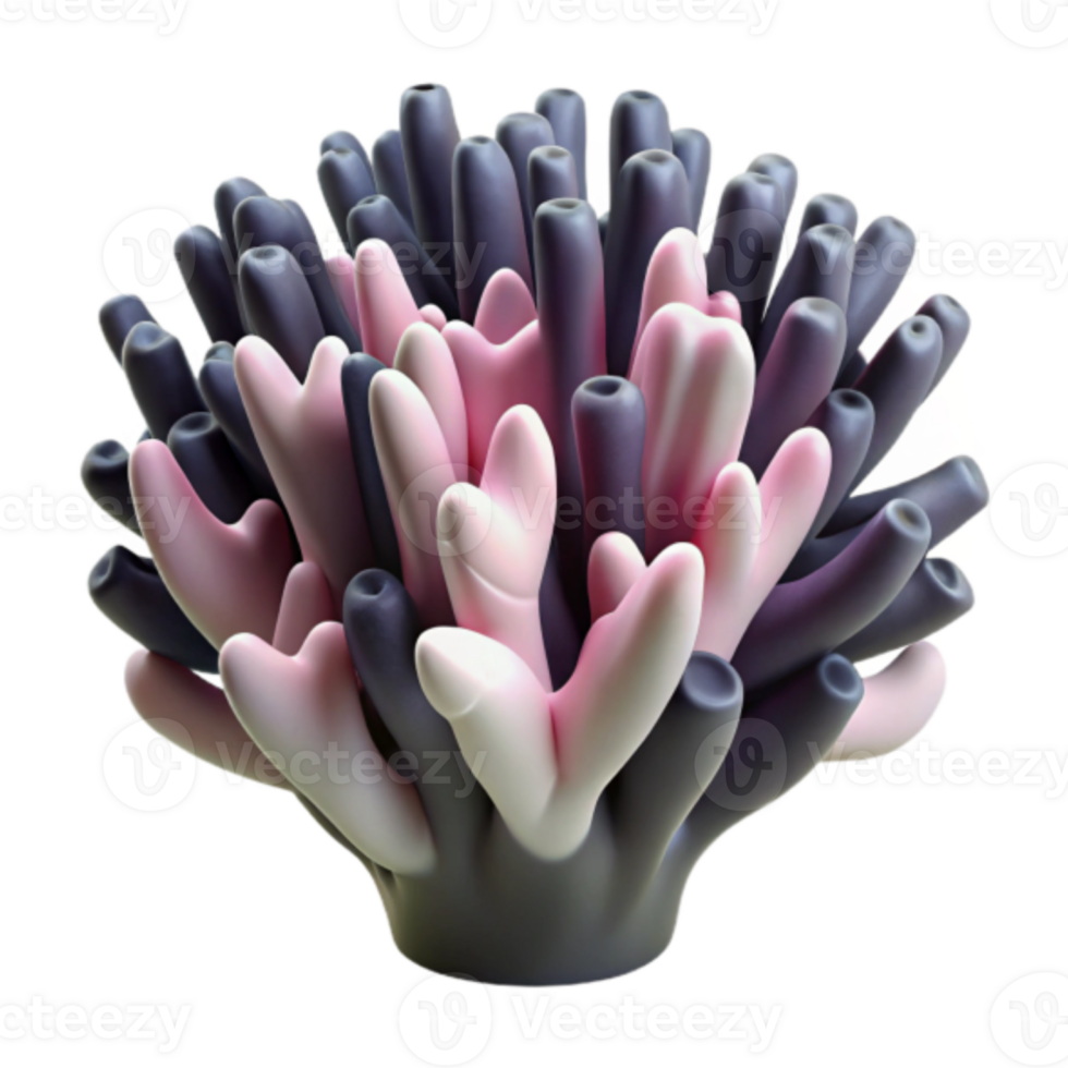 Render Pink and Purple Coral Reef Illustration, Underwater Scene, Ocean Life, Aquatic Plants, Seabed, Digital Art, Submarine World, Marine Ecosystem, Nature, Virtual Reality png