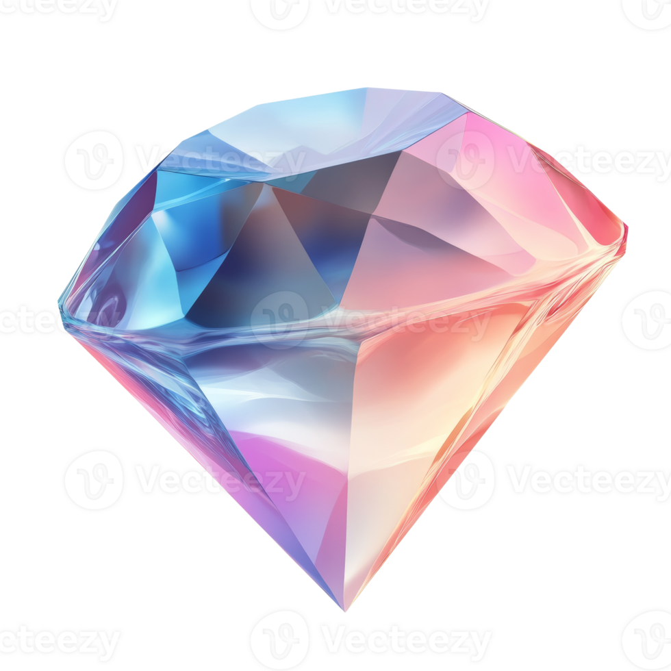 A vibrant iridescent gemstone shimmers brightly png