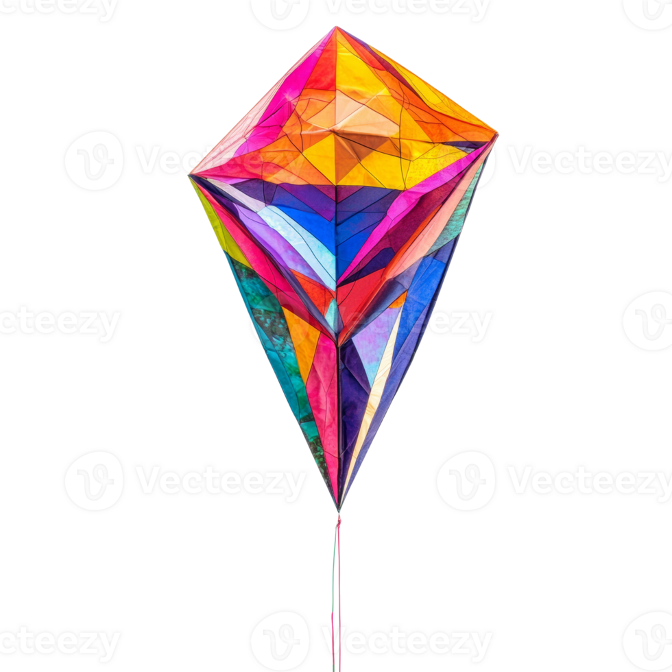 Colorful Diamond Shaped Balloon Artwork Soaring High png