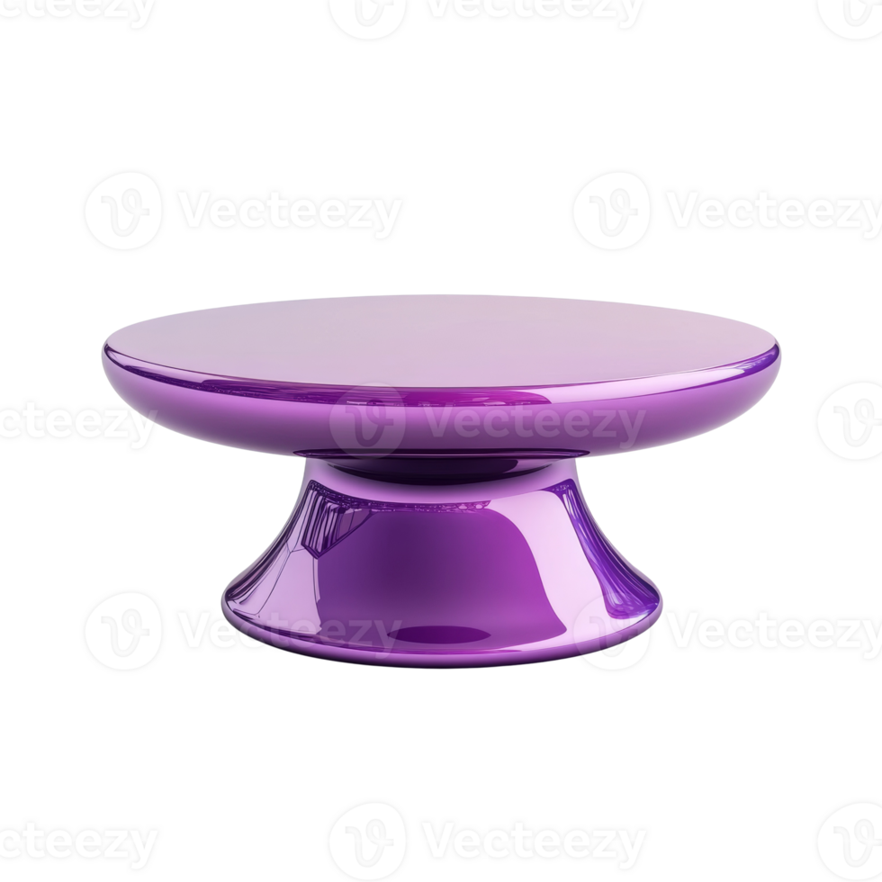 Polished Purple Modern Side Table Design png
