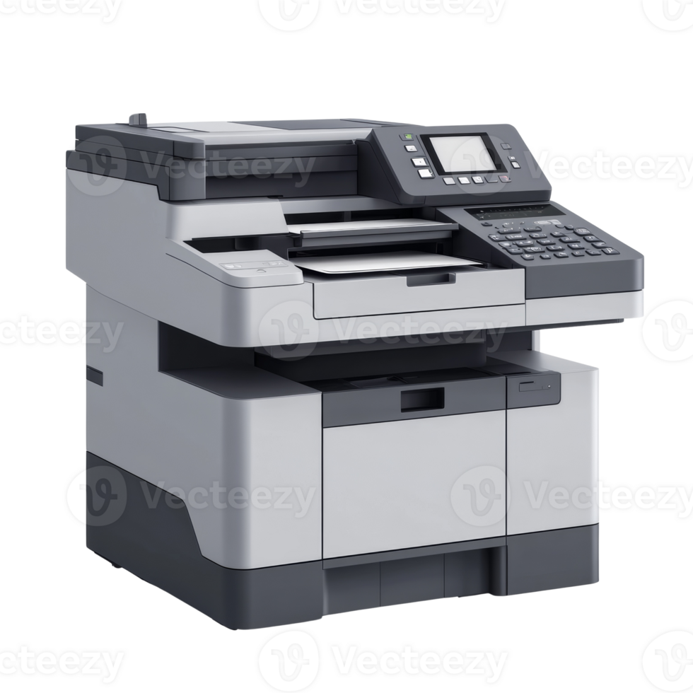 Modern Office Multifunction Printer Machine Device png