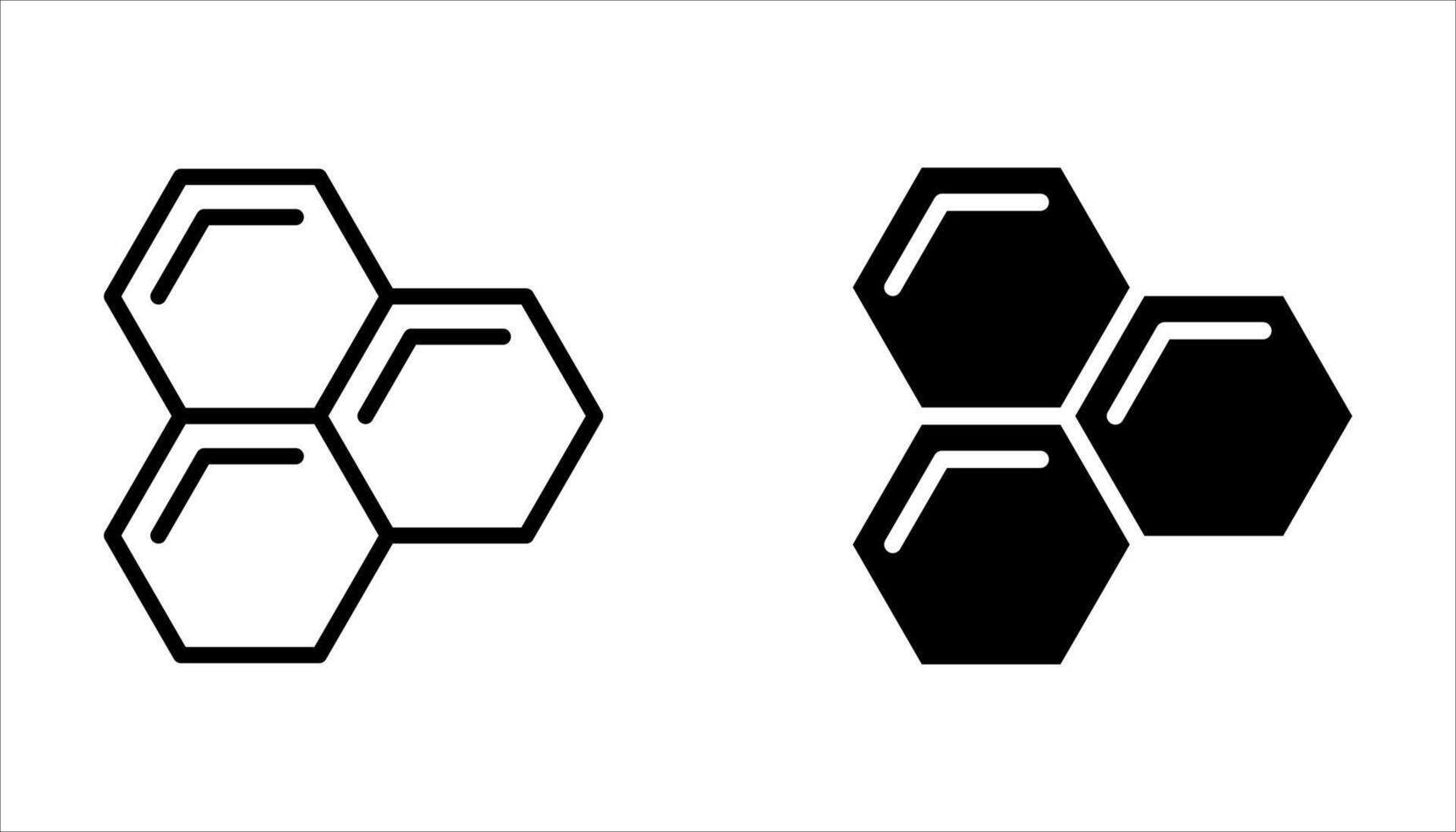 honey icon set. vector