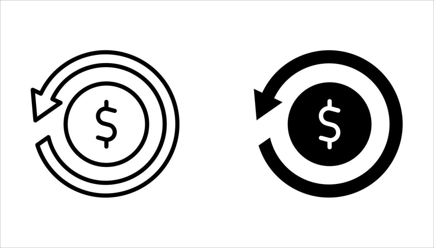 money transfer icon set. vector