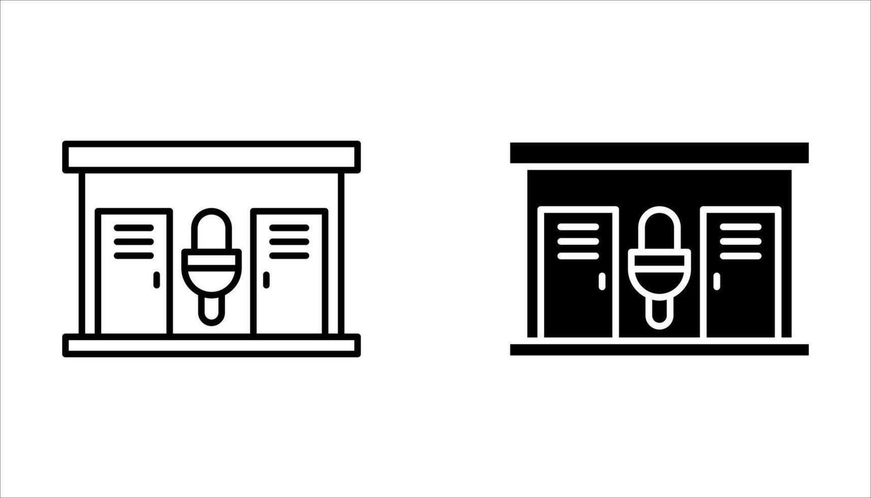 toilet icon set. vector