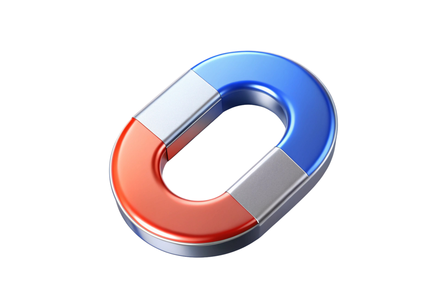 a magnet with a blue and red color png