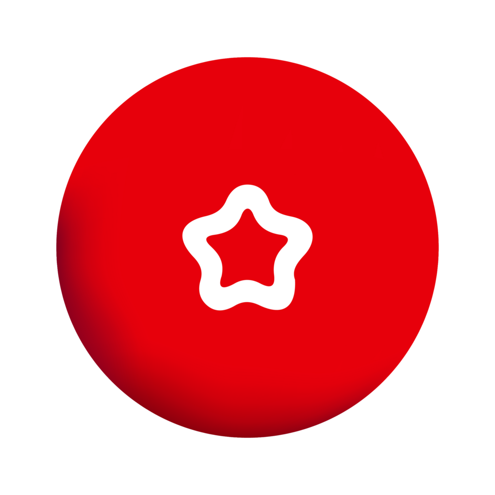 A red star on a black background png