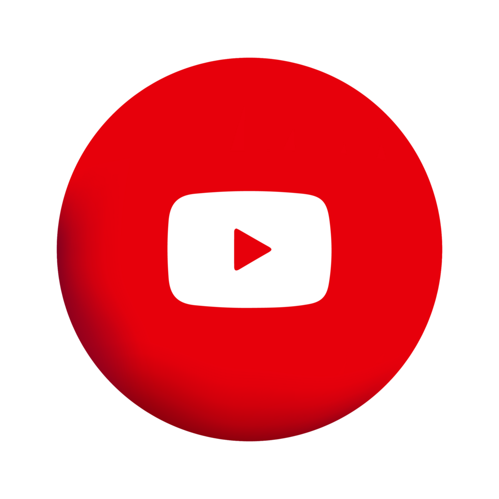 Youtube logo in a red circle png