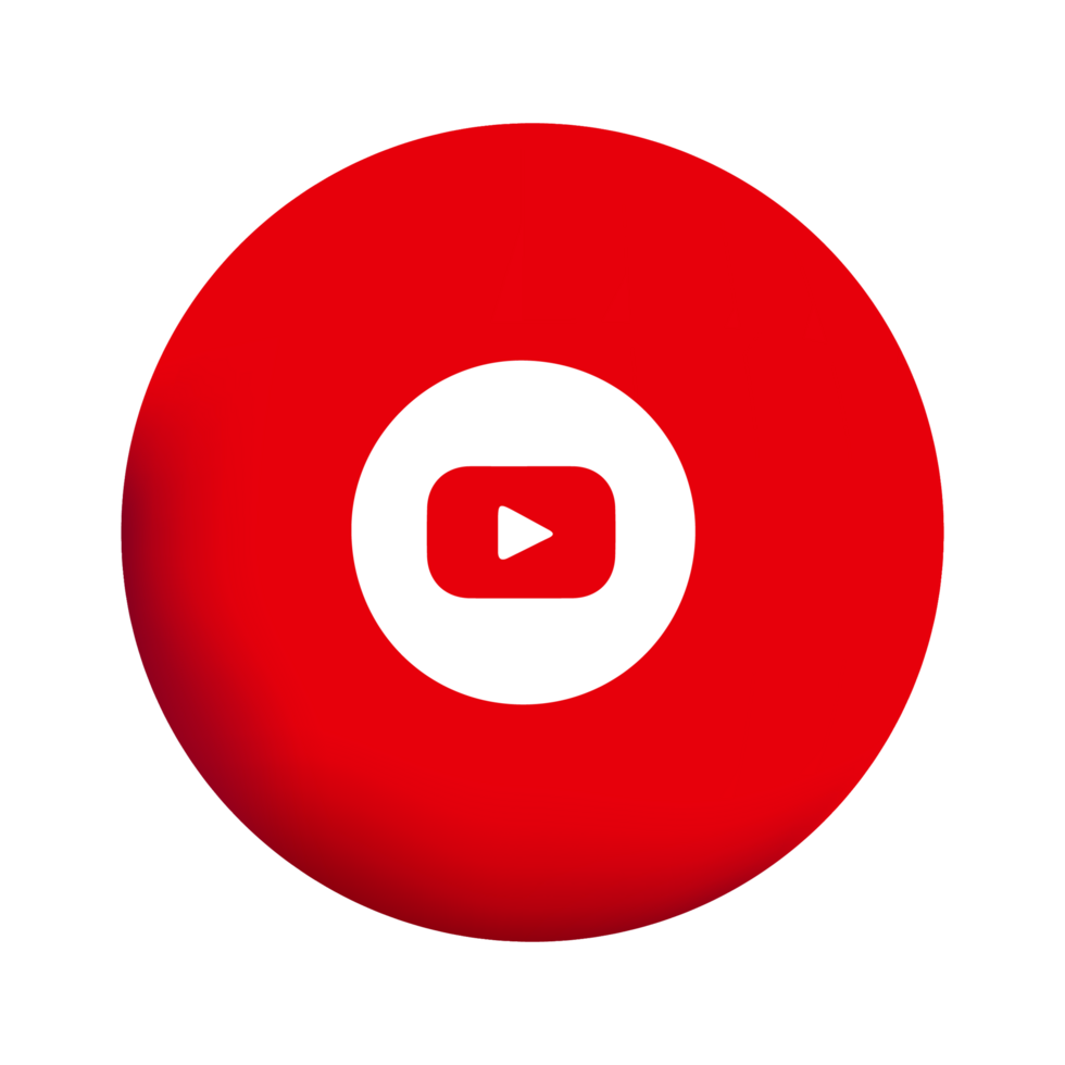 Youtube logo in a red circle png