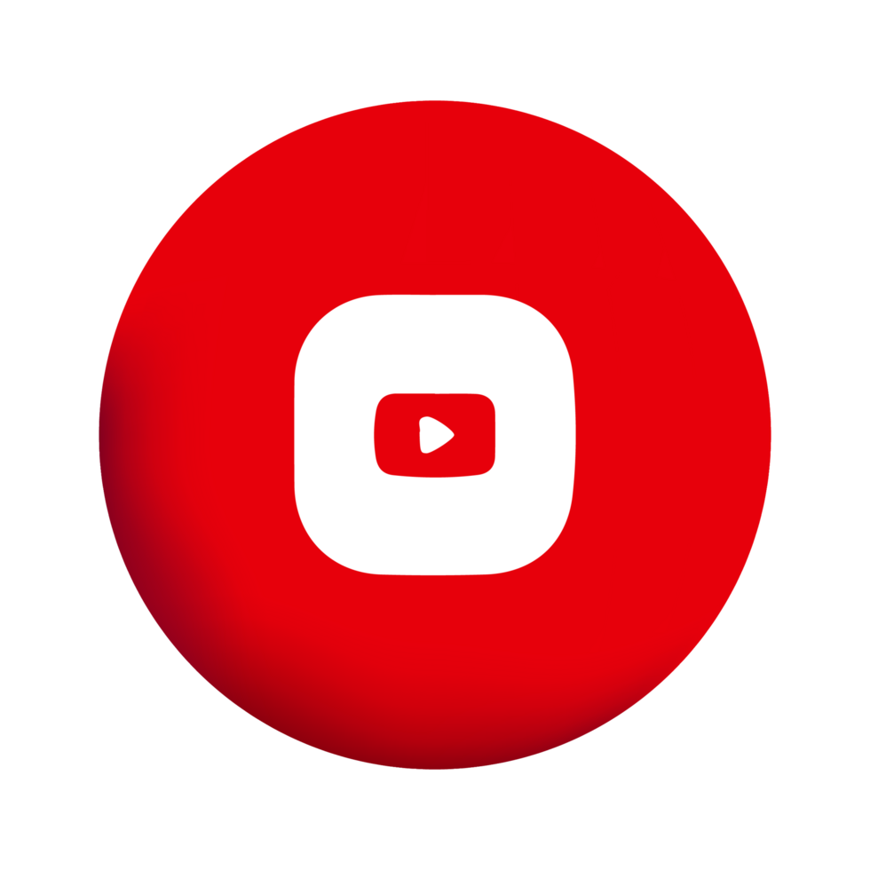 Youtube logo in a red circle png
