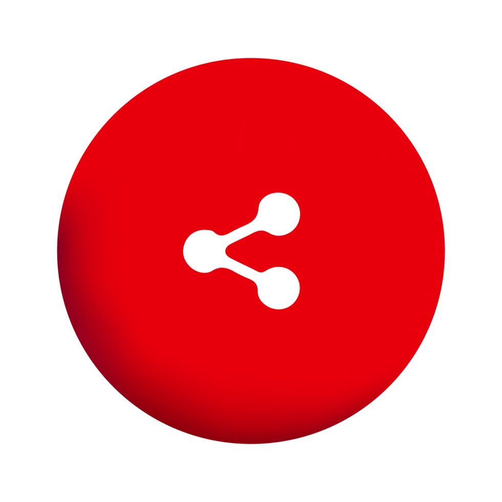 A red circle with two white dots on it png