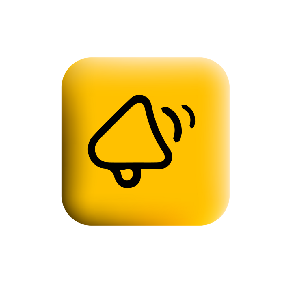 A yellow button with a yellow arrow pointing to the right png