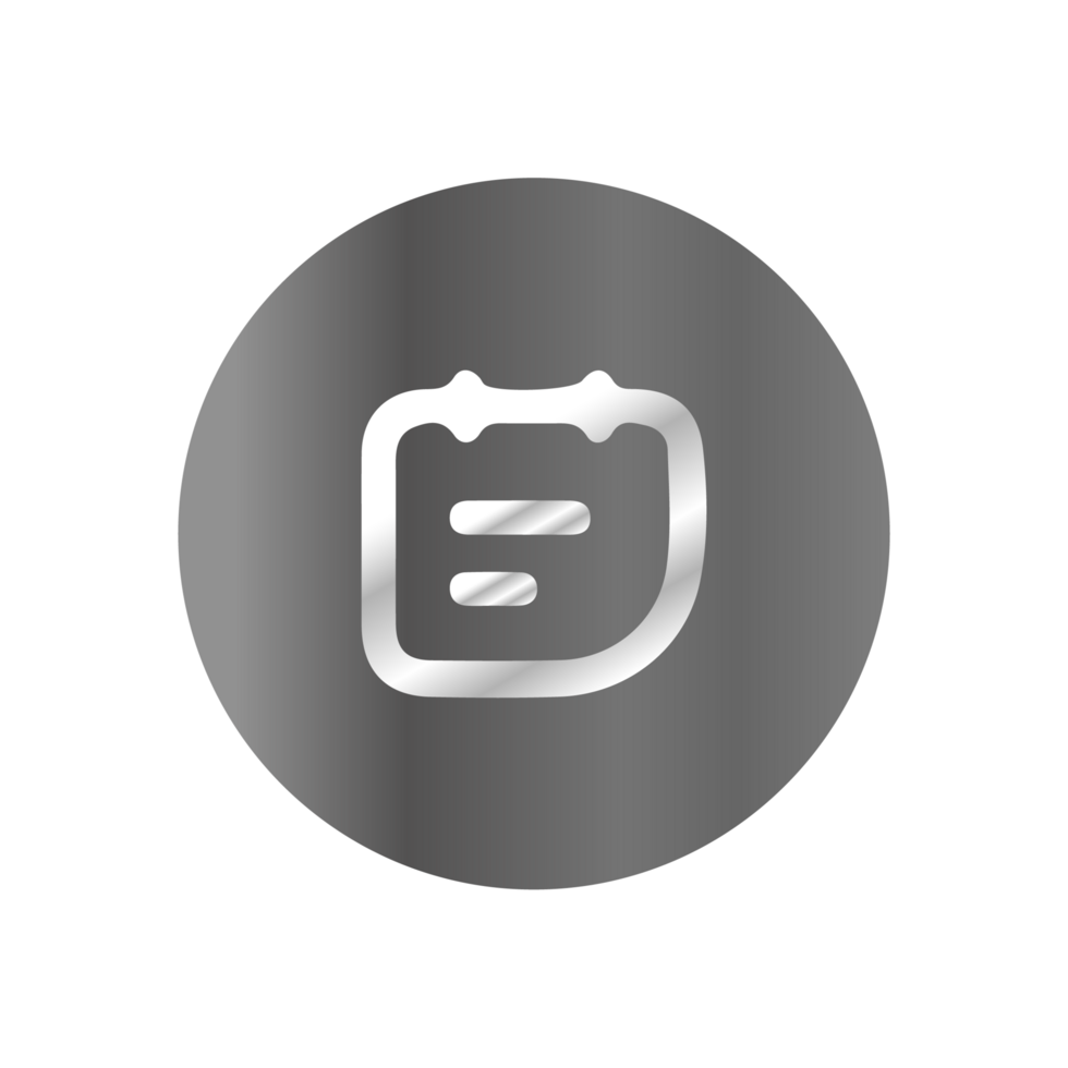 A black and white icon of a calendar on a white background png