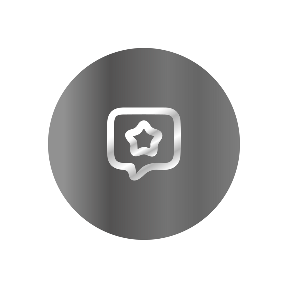 A star icon on a black background png