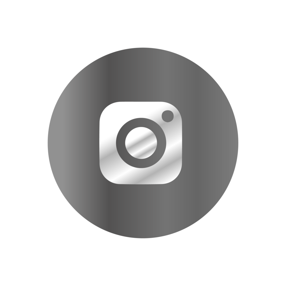 An instagram icon on a black background png