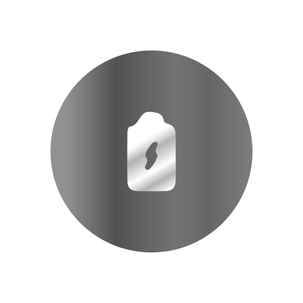 A battery icon on a black background png