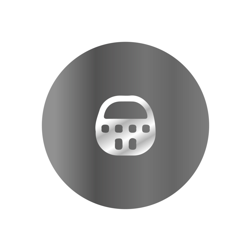 A black and white icon of a car on a white background png