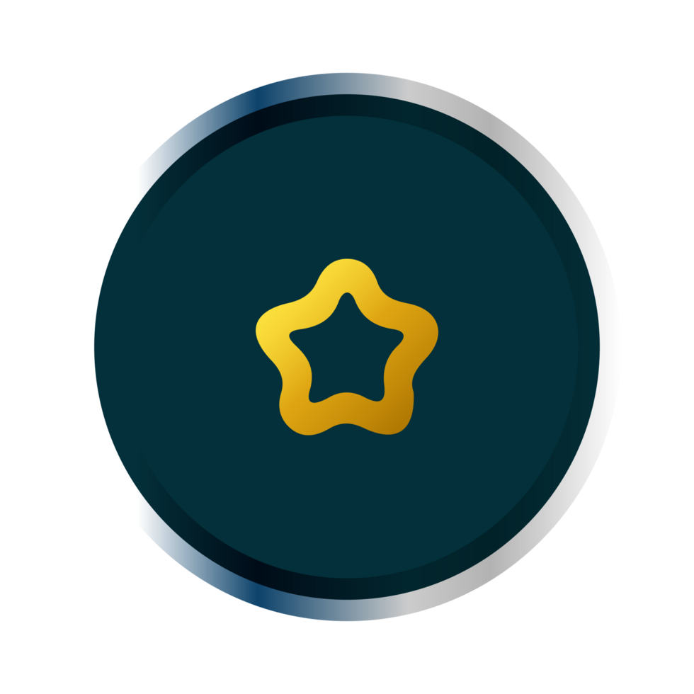 A star icon on a black background png