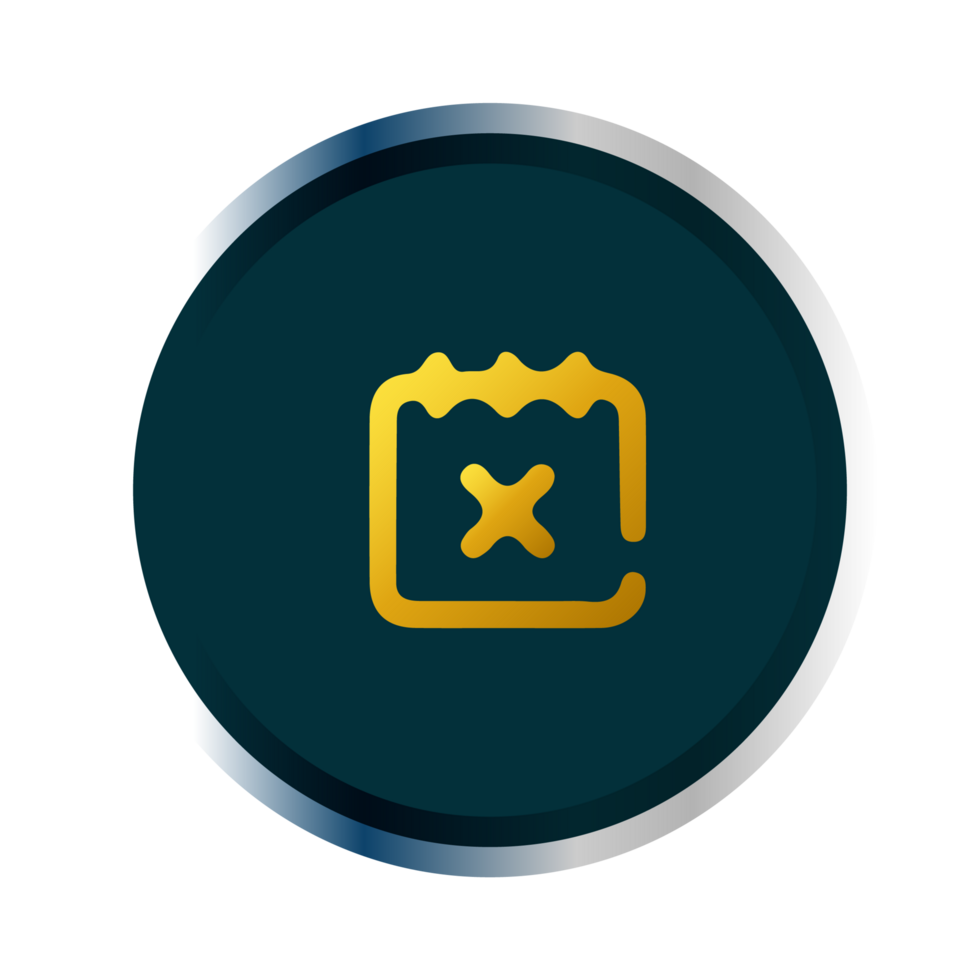 A calendar icon with a cross on it png