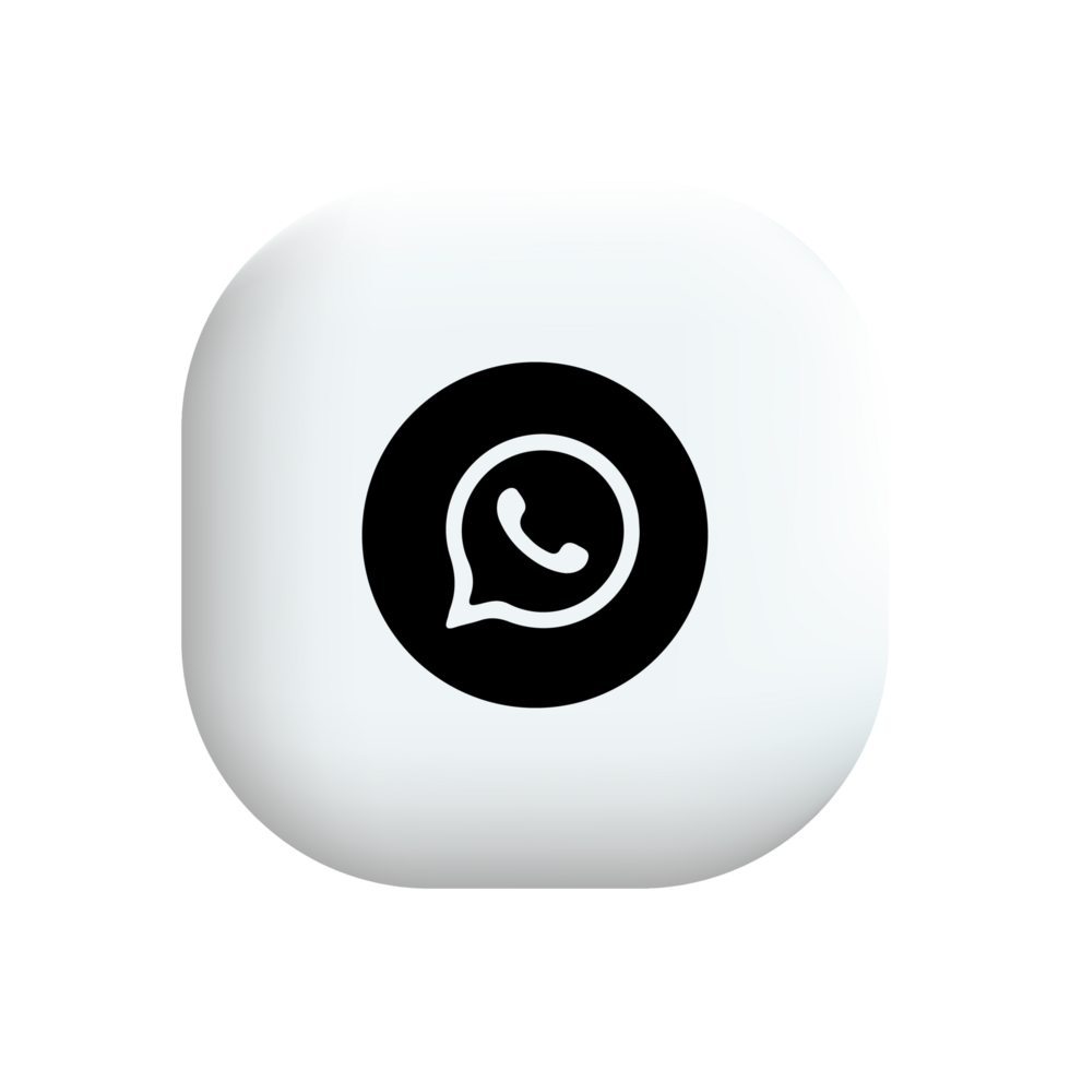 Whatsapp icon with a white background png