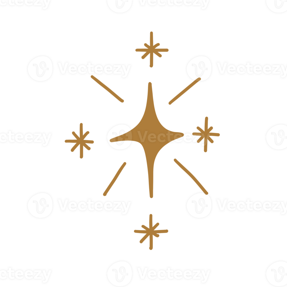 Sparkles and Stars, simple png