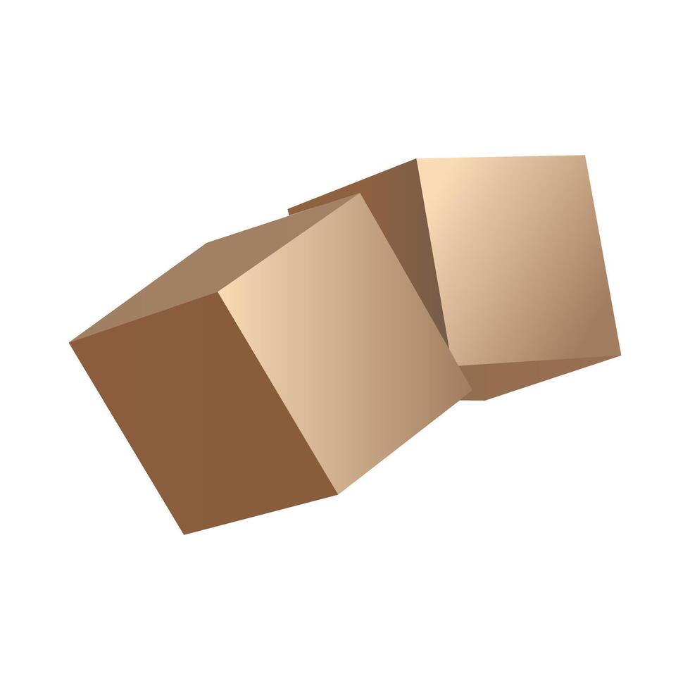 Cardboard Box , Perfect Packaging Solution for Your Products. Modern Design vector