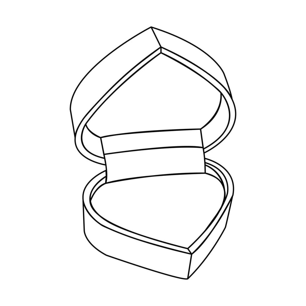 Versatile Box Outline Simple, Clean, and Modern Design Element for Packaging, Branding vector