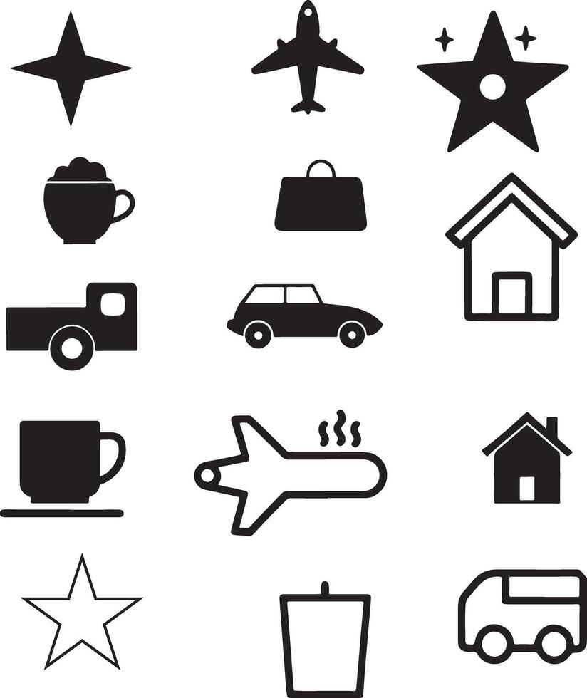 travel icon design art vector