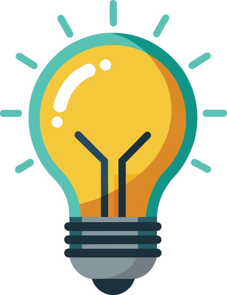 Light Bulb Growth Icon Fostering Ideas, Creativity, and Innovative Solutions vector