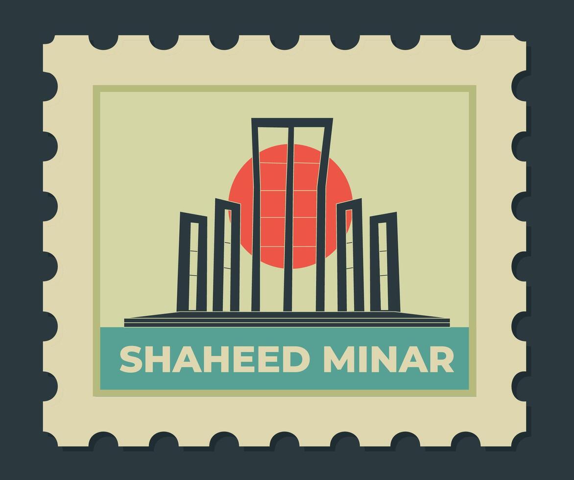 21st February Stamp with retro look vector