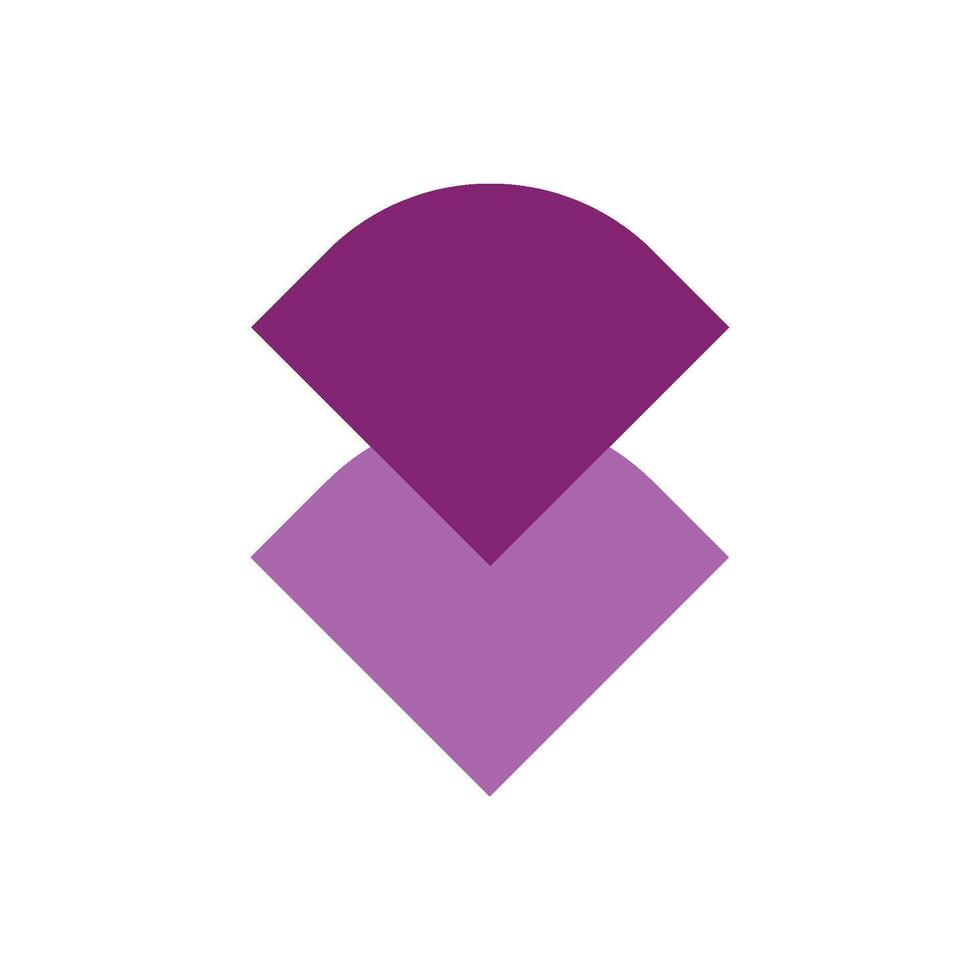 Community Logo Template Icon purple vector