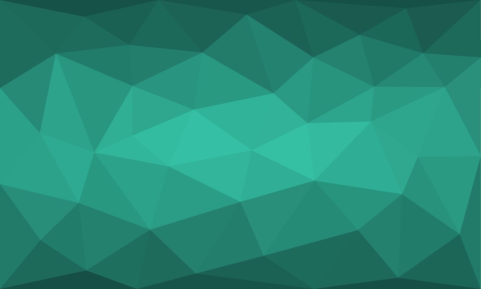 Modern geometric triangle pattern design elements in aqua green color vector