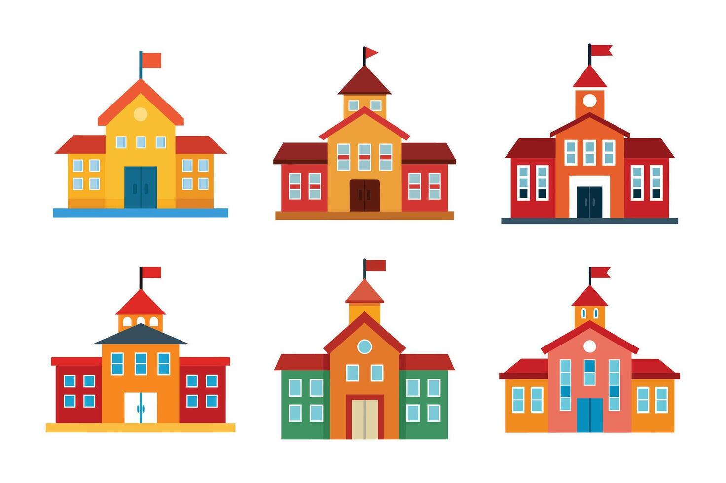 school education art silhouette vector