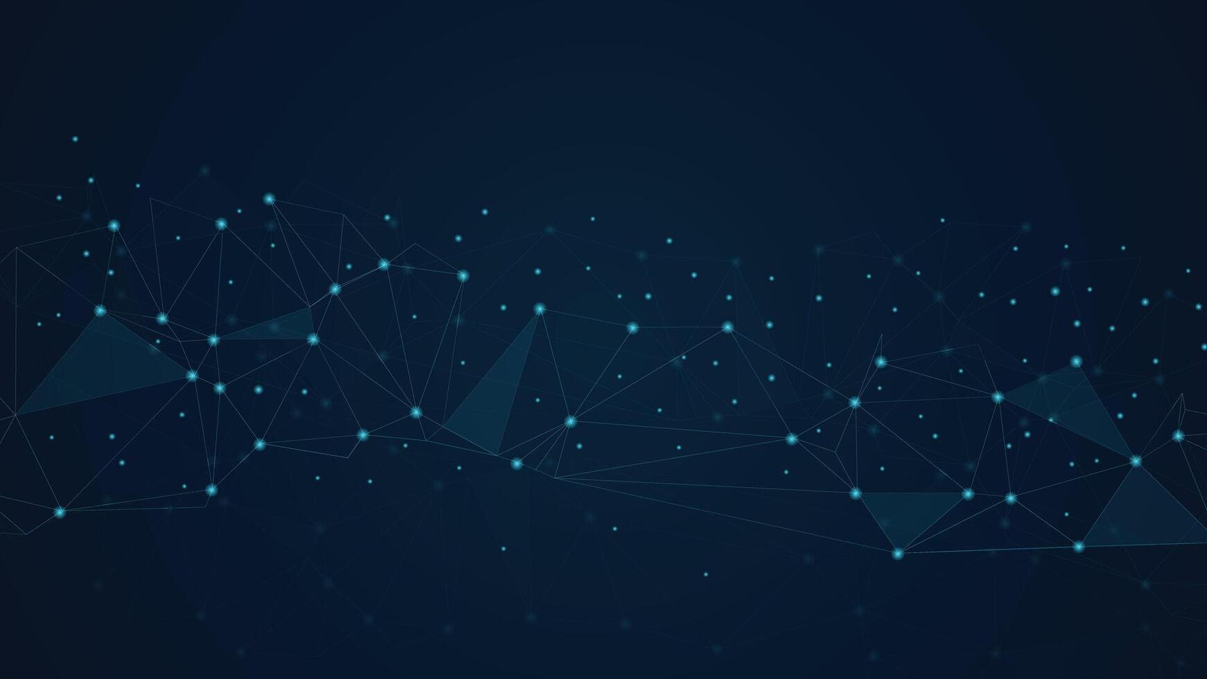 Technology triangle background, Technology Network Background. vector