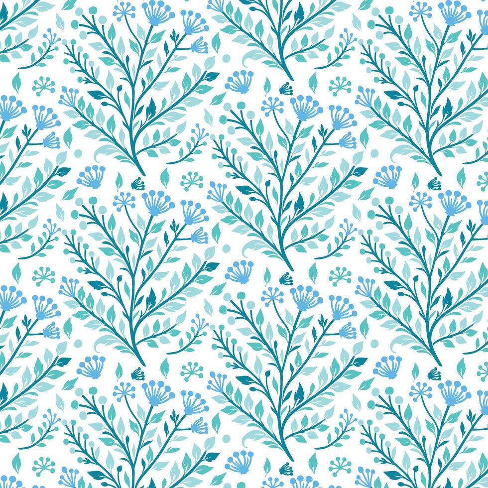 watercolor floral pattern with intricate botanical motifs for fashion fabric wallpaper and wrapping designs vector