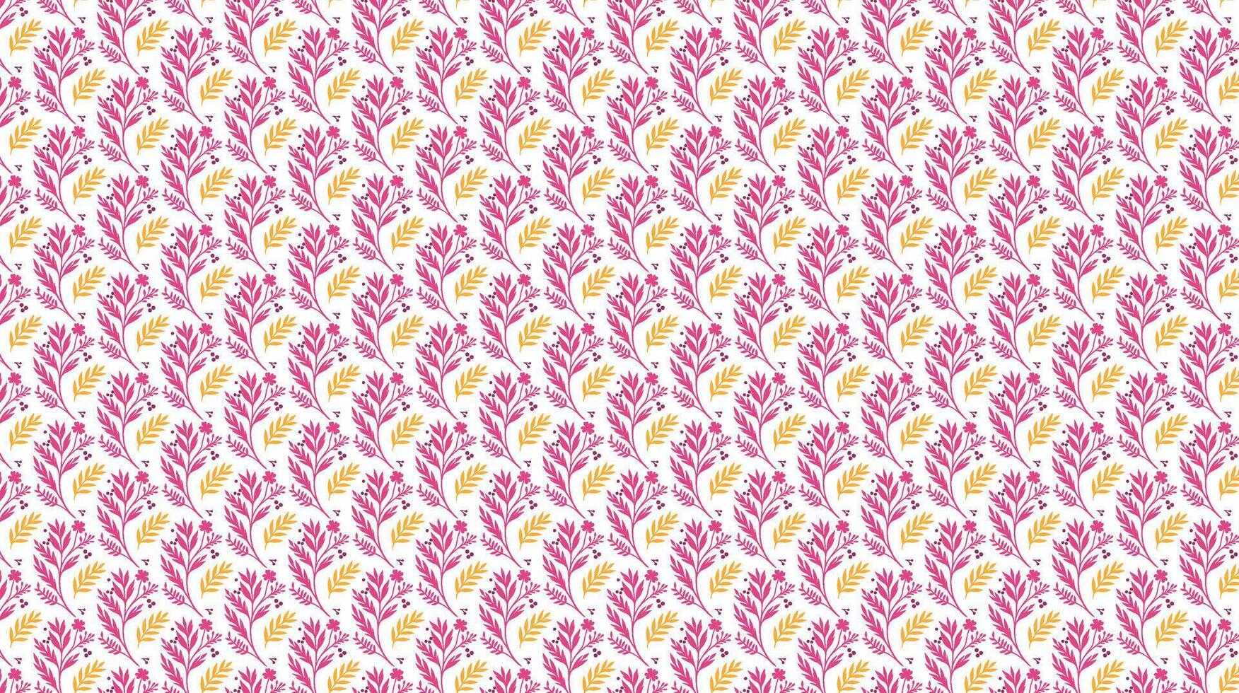 all over floral pattern with watercolor botanical texture in seamless repeat for fashion print textile wallpaper and fabric vector
