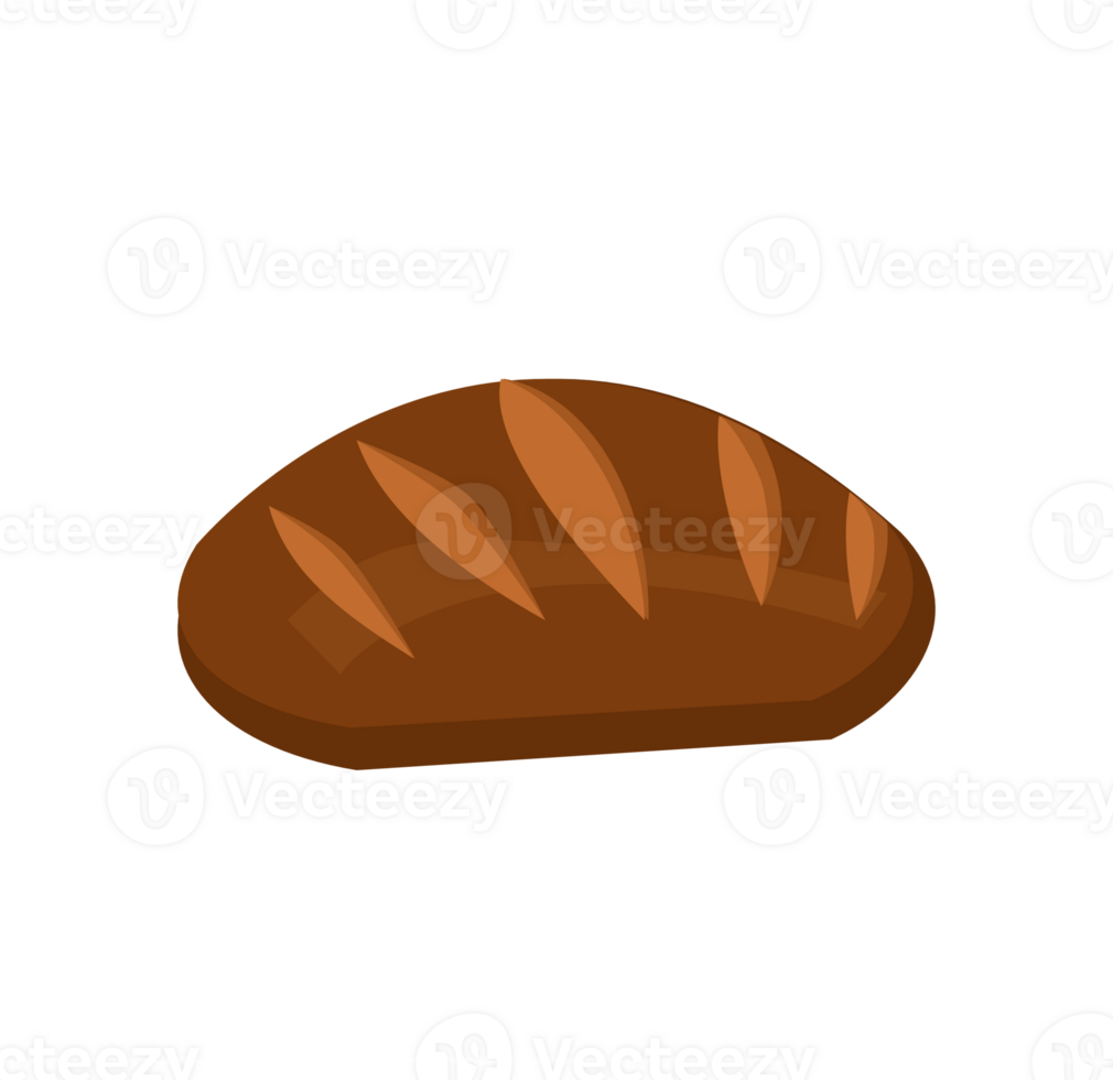 Bread icon on a black background png
