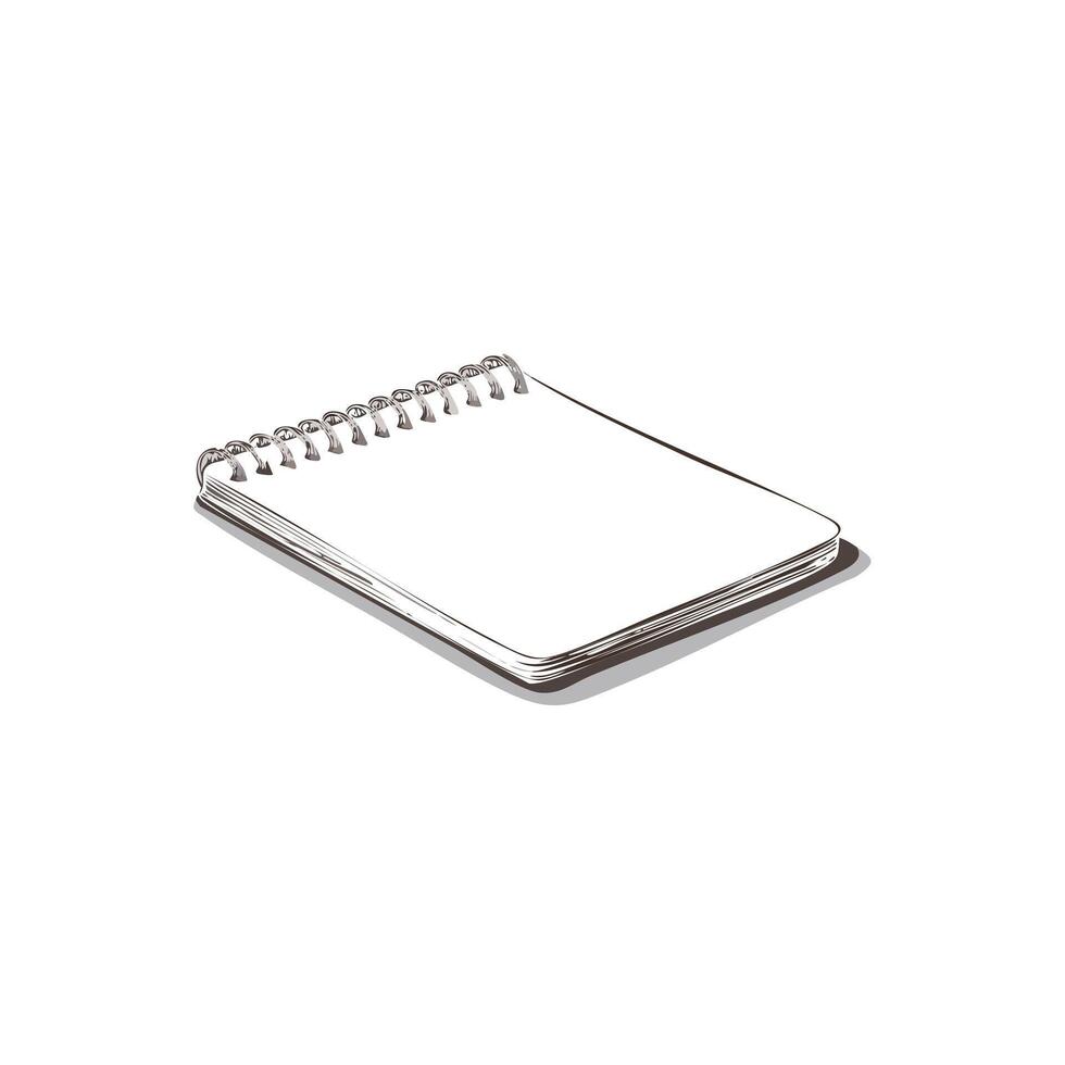 Notebook Book Sketch School Knowledge Education Academy Learn Study vector