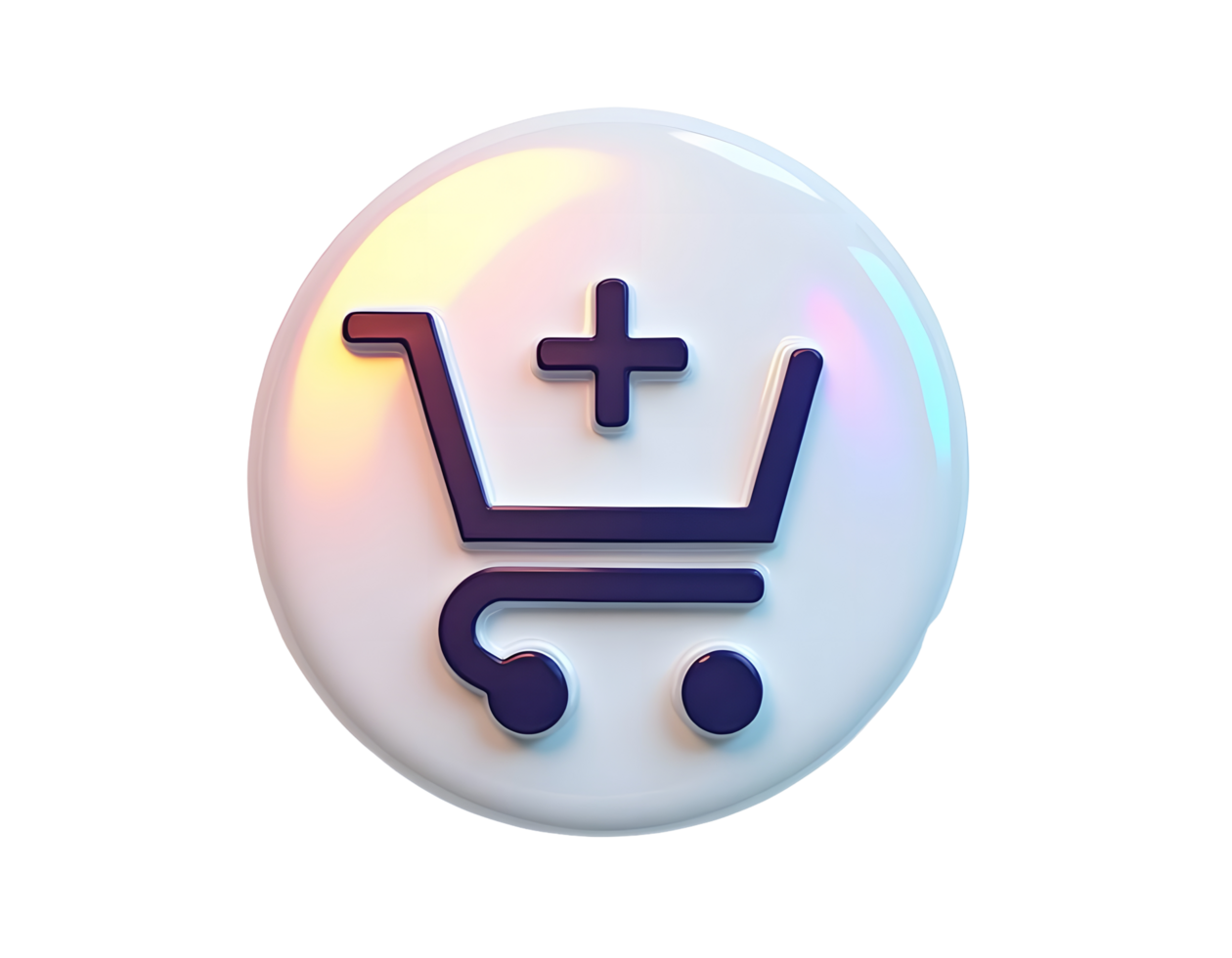 Add to Cart Button 3D Shopping Cart Icon Design png