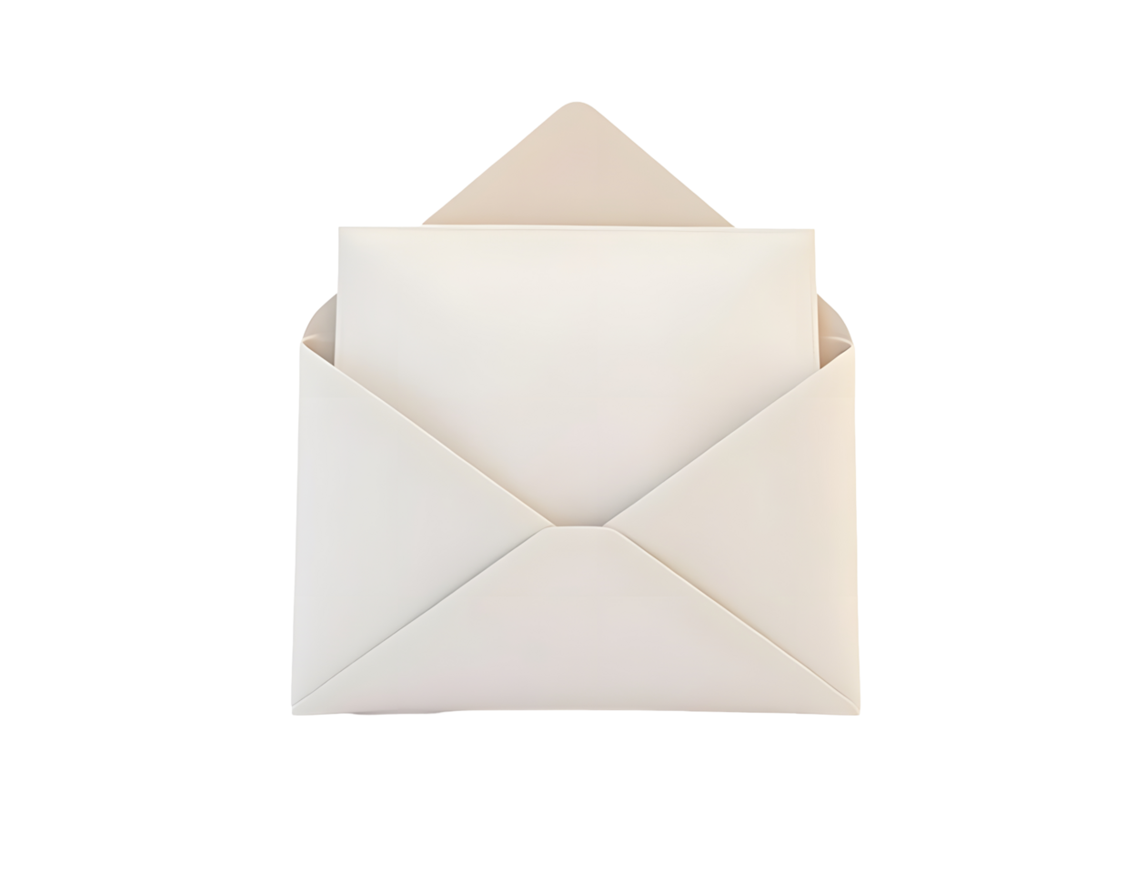 A Blank White Envelope, Ready for a Message png