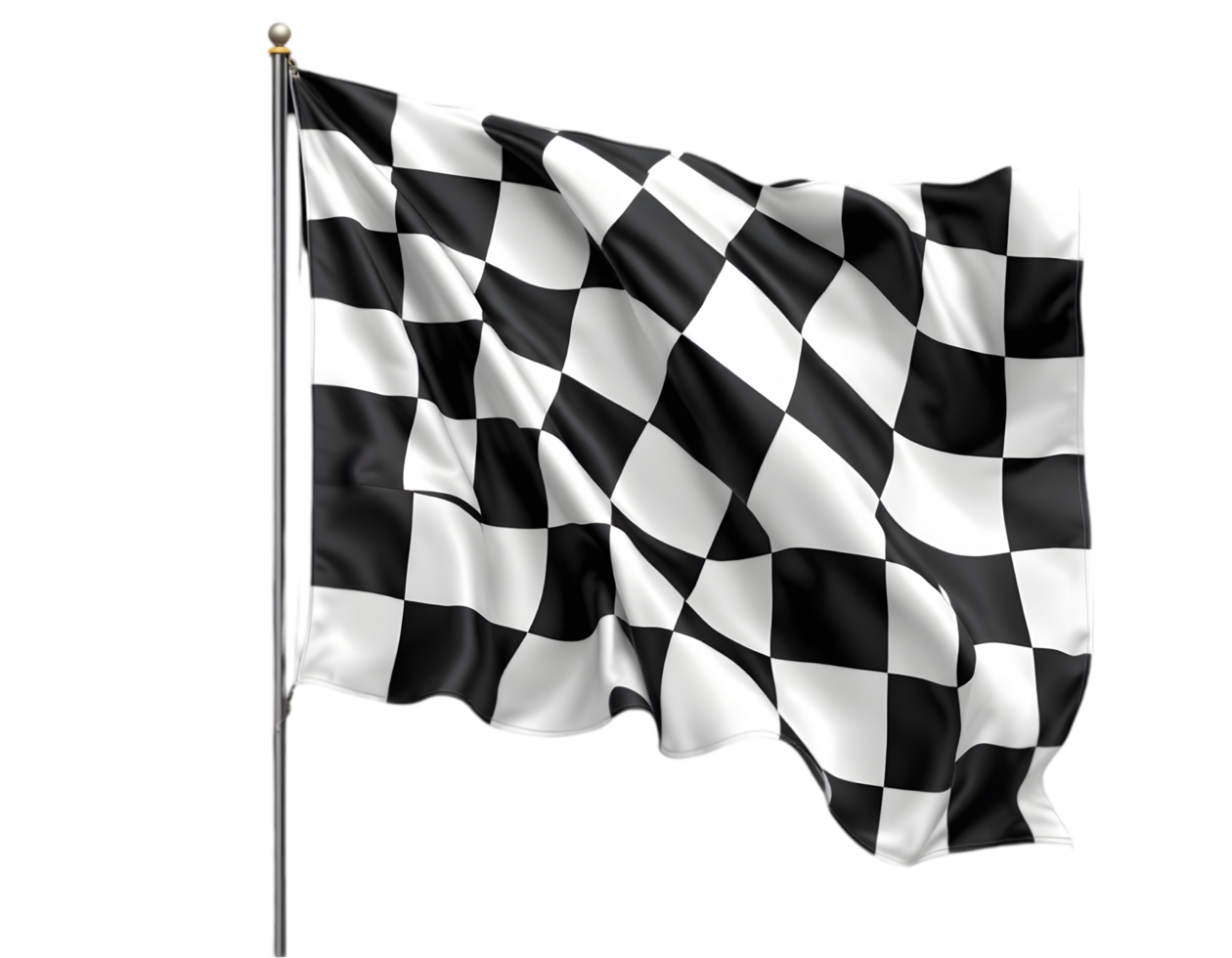 Checkered Flag A Symbol of Victory and Competition png
