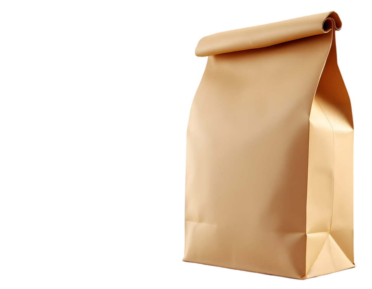 A Simple Brown Paper Bag Packaging and Design png