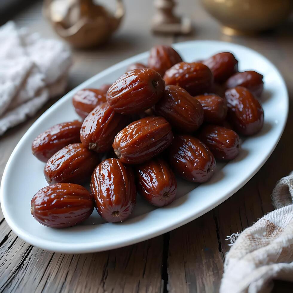 dates on a plate photo