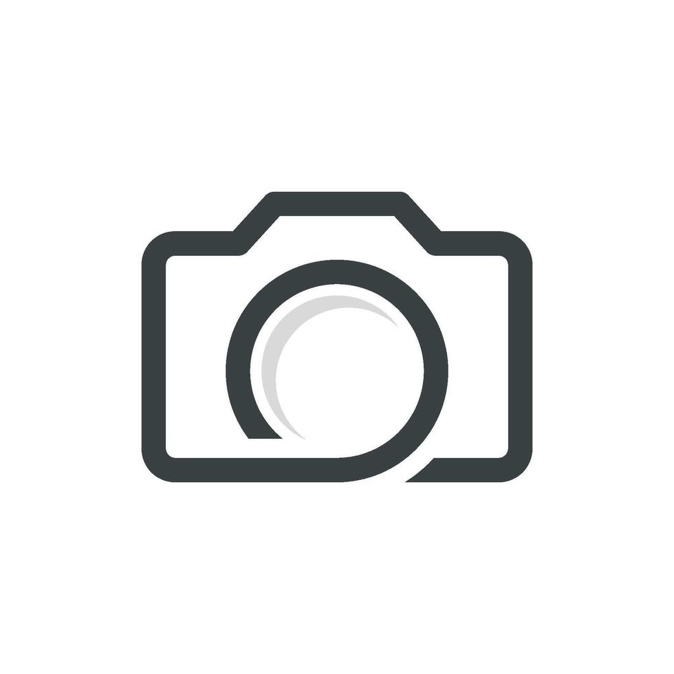 Simple Camera icon Logo Template Illustration Design. EPS 10. vector