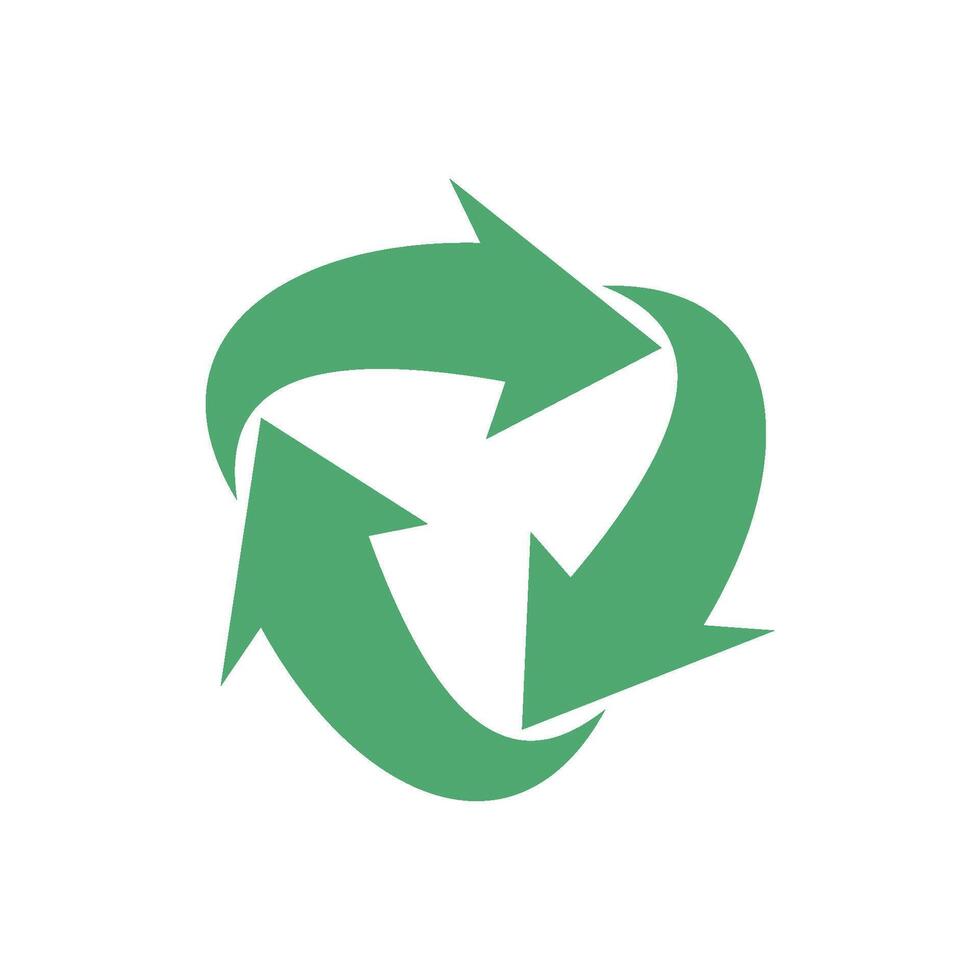 Green Recycle Arrow Logo Template Illustration Design. EPS 10. vector