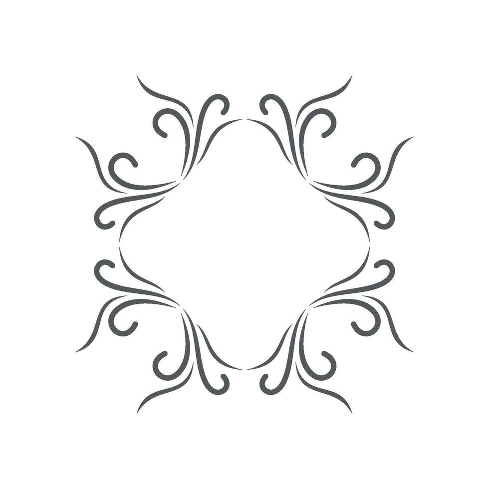 Abstract Ornamental Flower Logo Template Illustration Design. EPS 10. vector